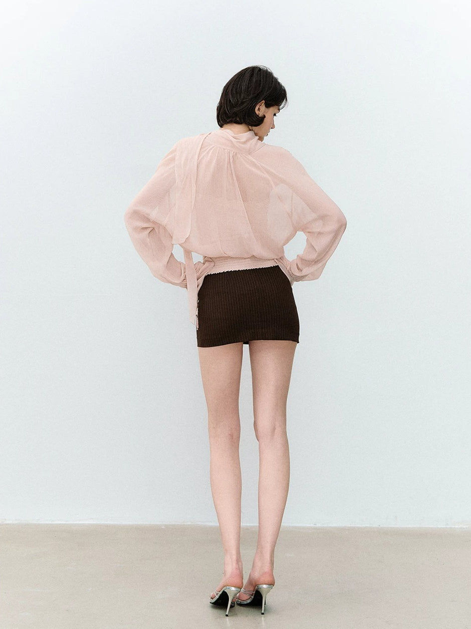 Reversible Chiffon Blouse