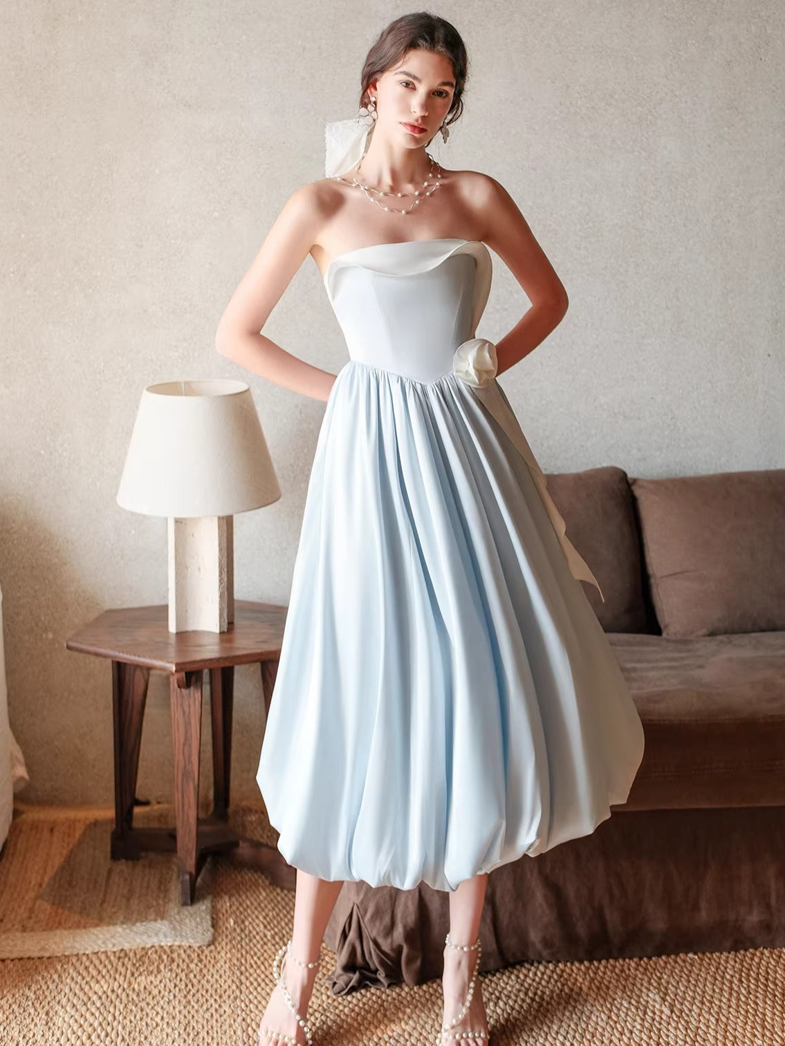 Bloom Satin Dress