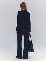 Foldover Straight Pants