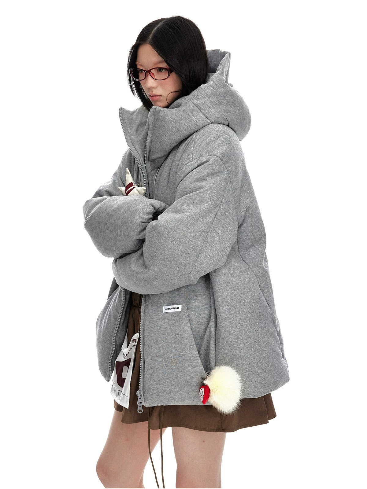 Oversized Hooded Down