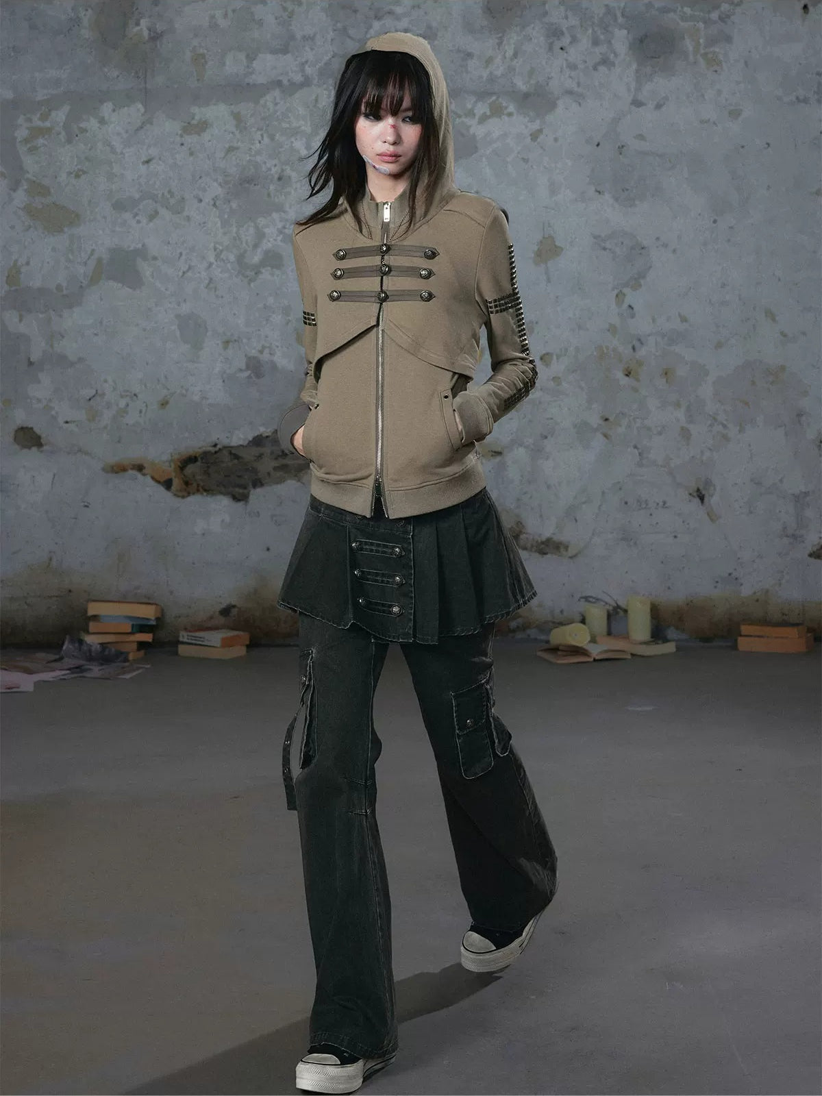 Vintage Washed Napoleon Cargo Pants
