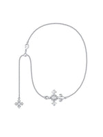 Iris Drawstring Zircon Necklace