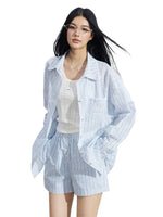 Lace Splice Polo Set
