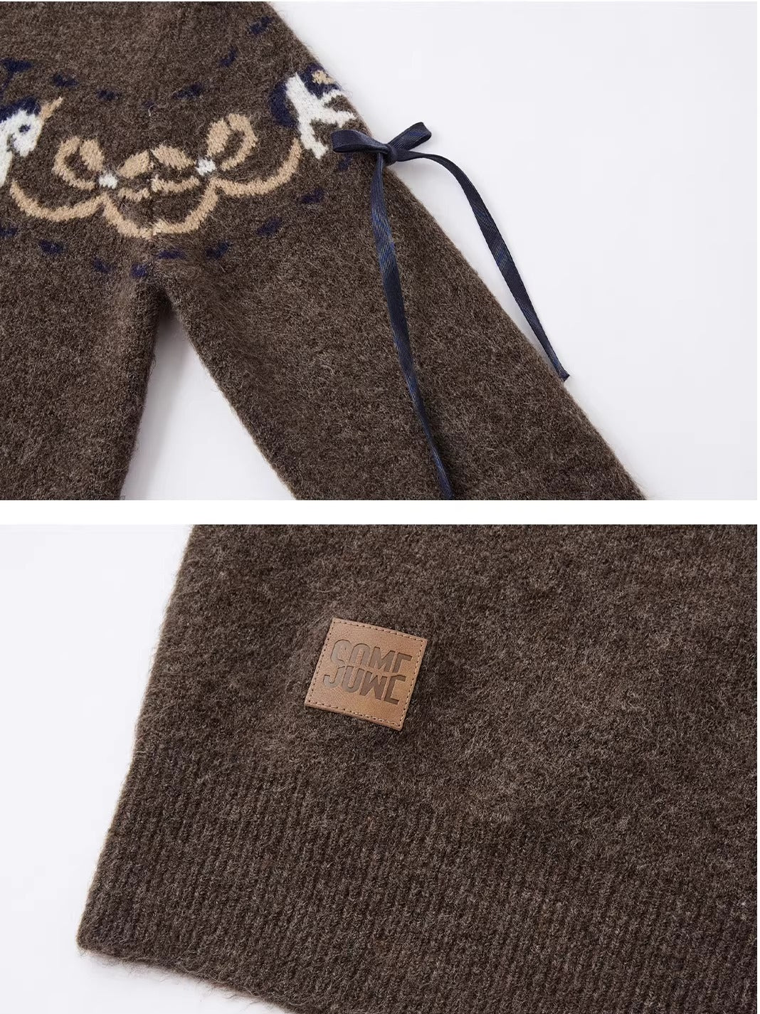 Carousel Jacquard Knit Sweater