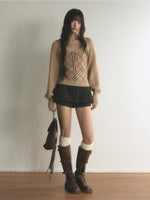 Argyle Knit Layer Set