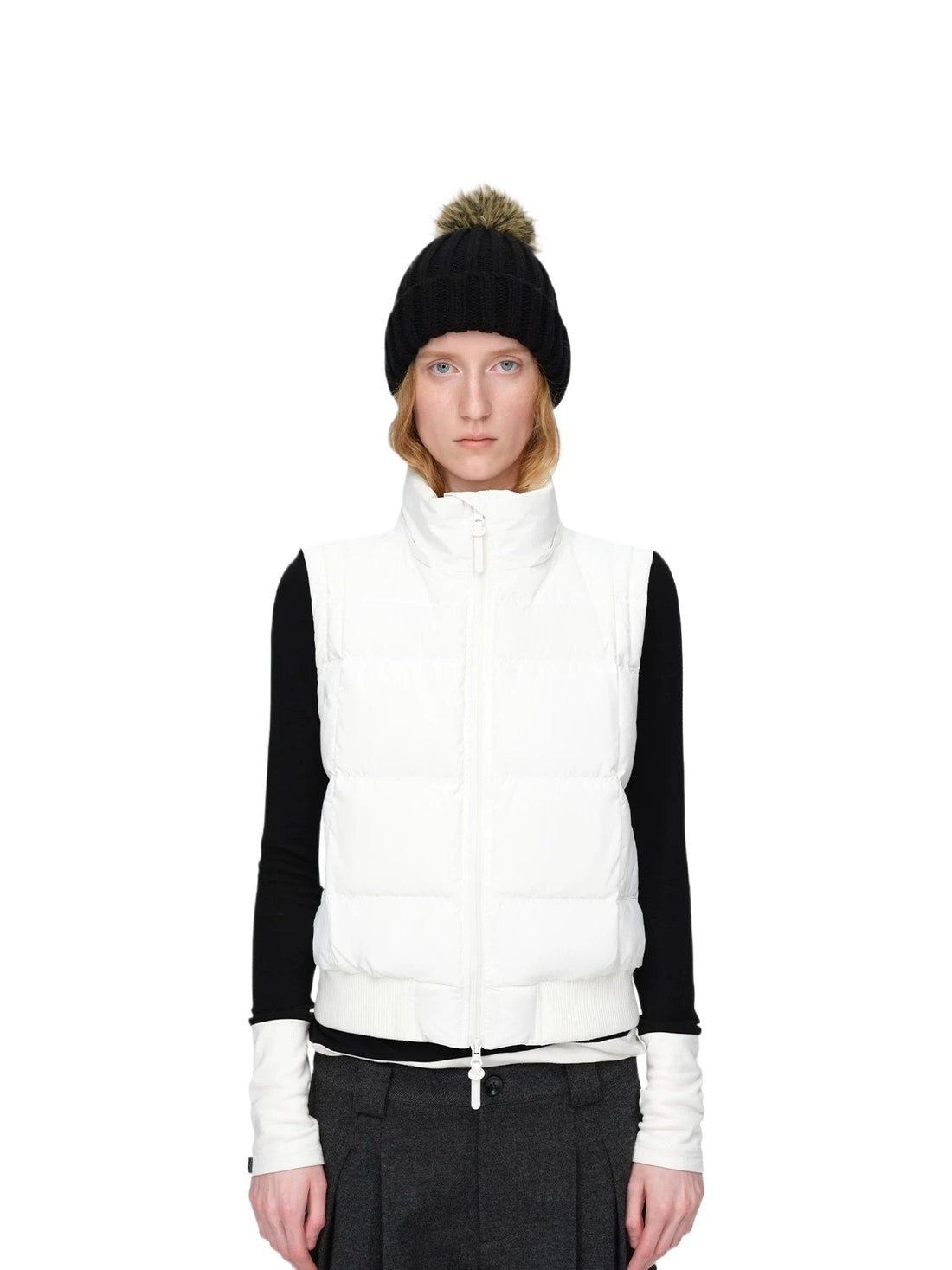 Detachable Sleeve Down Puffer Jacket