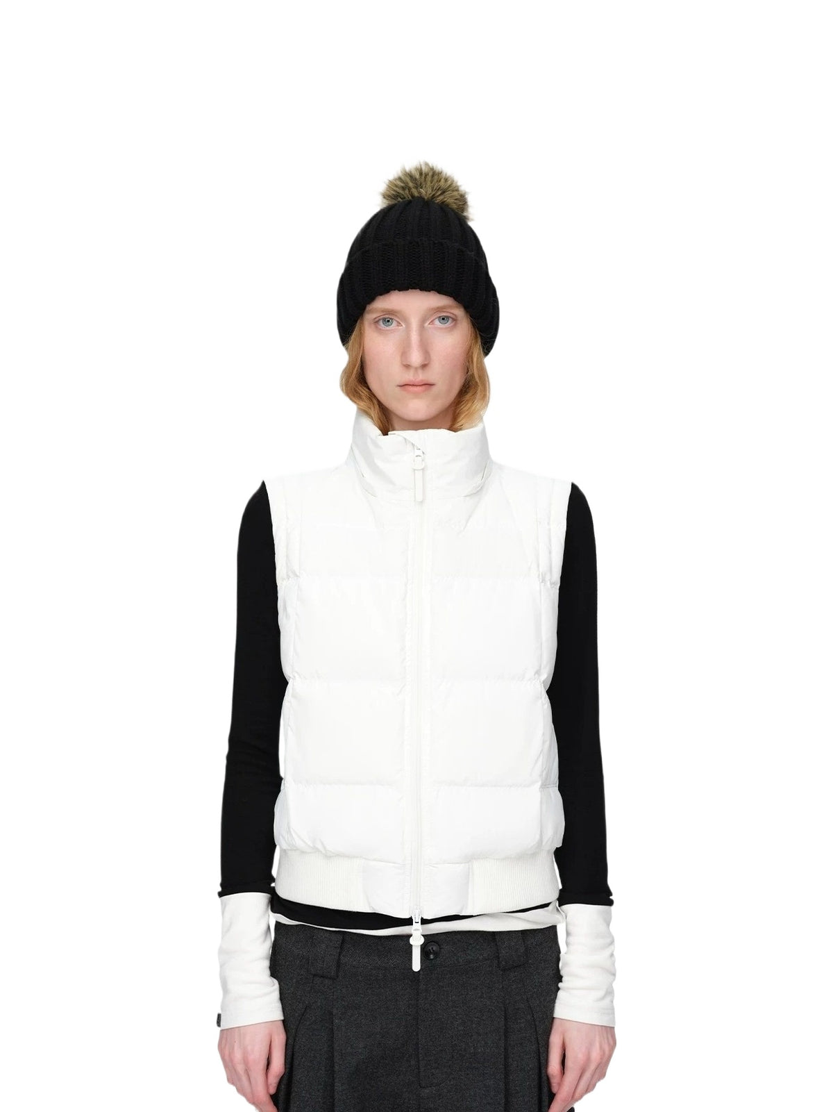 Detachable Sleeve Down Puffer Jacket