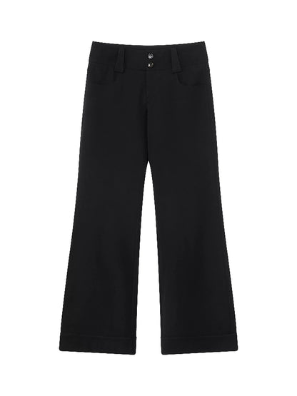 Low Waist Wide-leg Pants