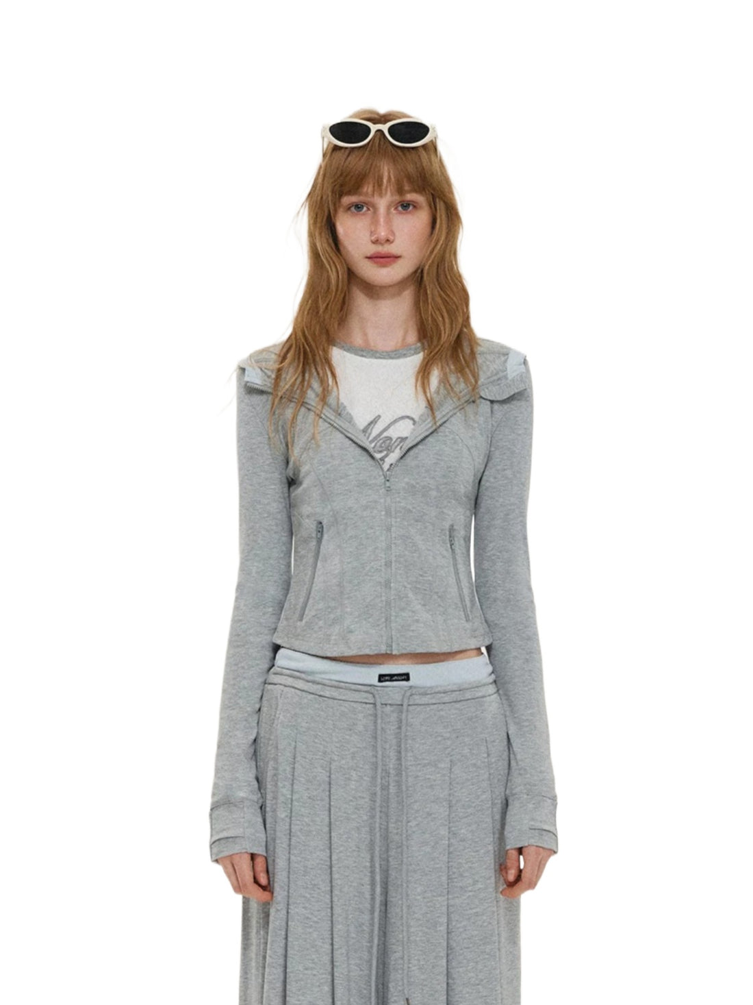 Colorblock Hoodies &amp; Pants Set