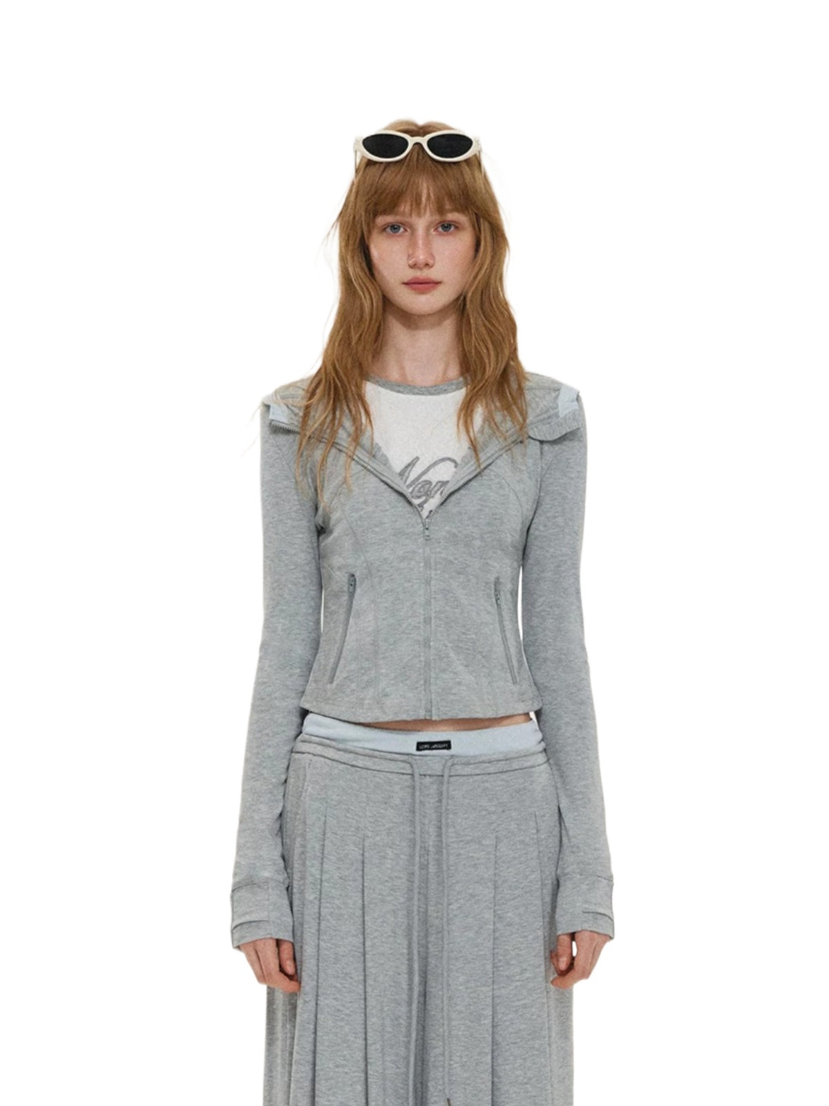 Colorblock Hoodies &amp; Pants Set
