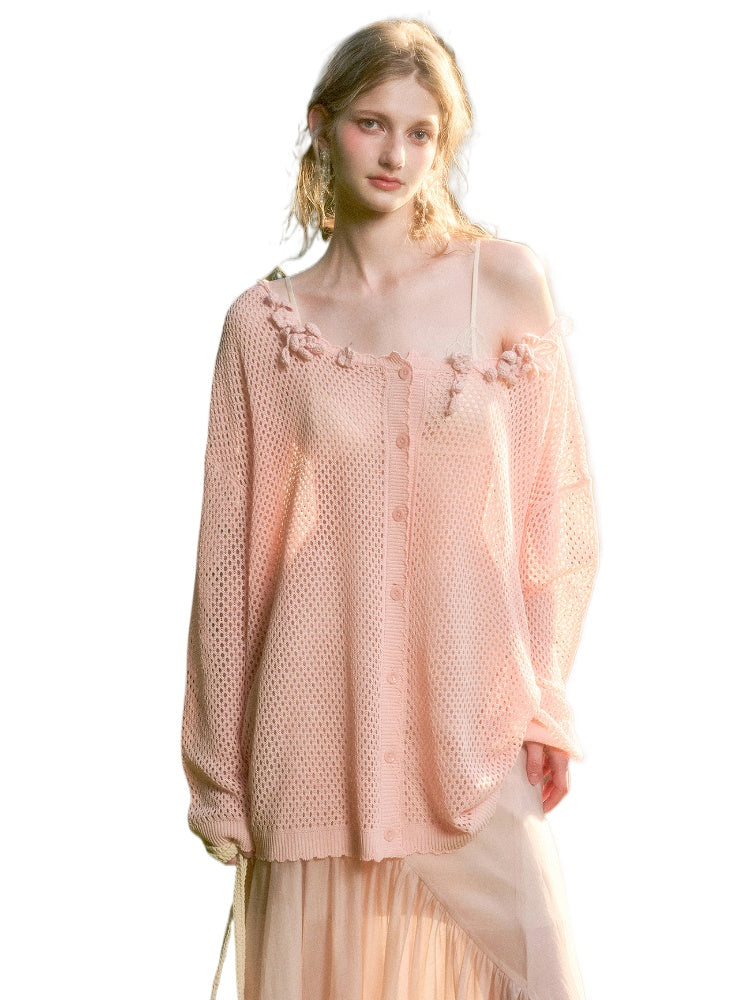 Cool Ice Silk Retro Knit Top