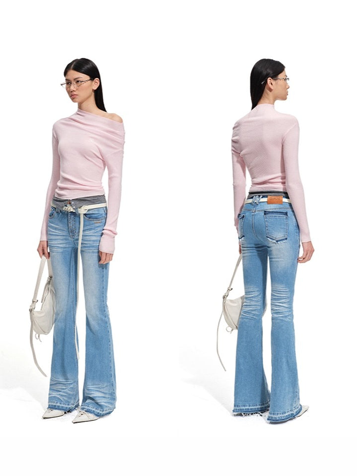 Neva Wool-Blend Knit Crewneck