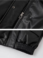 Black Detachable Fur Collar Down Jacket