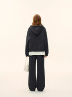Quilted Shell Embroidery Hoodie Set