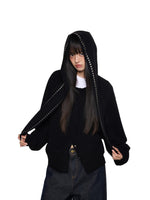 Rabbit Ear Rivet Hoodie