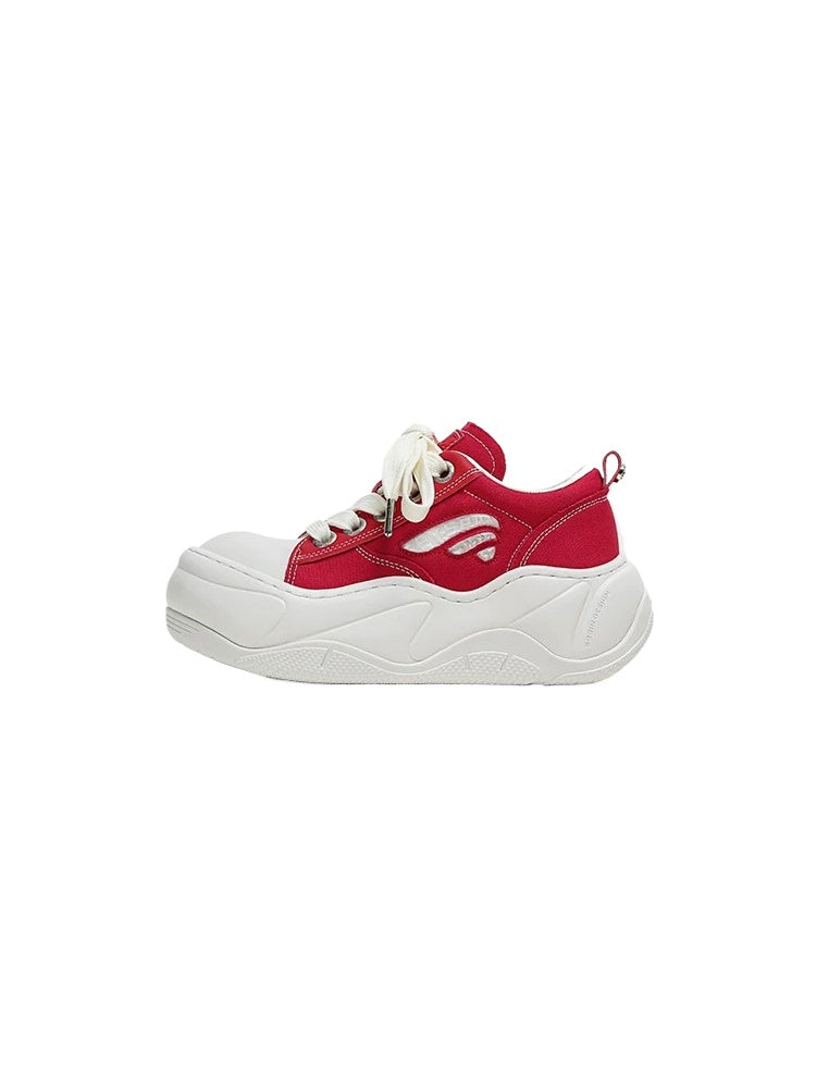 Red Platform Sneakers