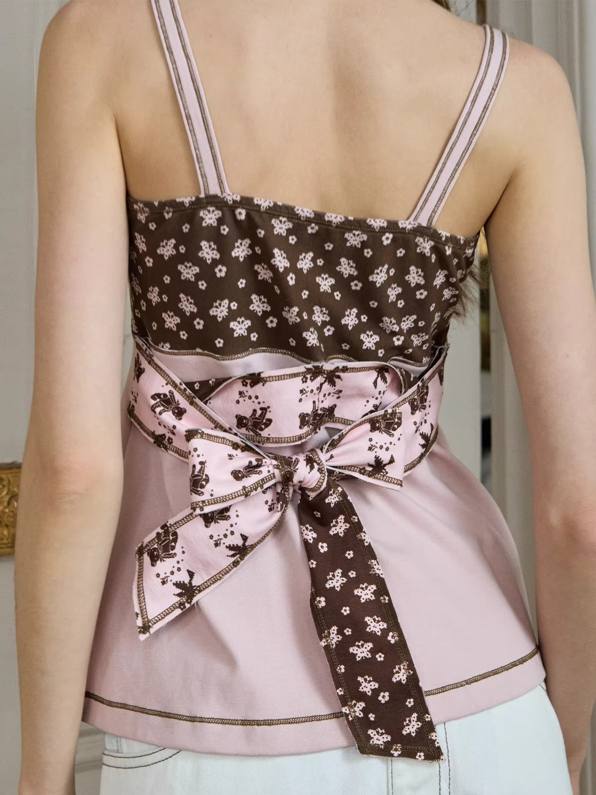 Printed Tie-Strap Camisole