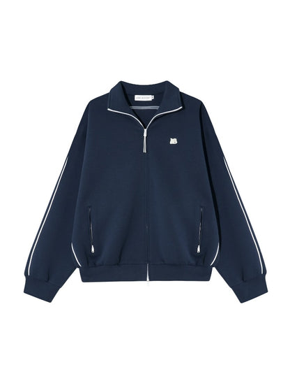Zip-Up Colorblock Hoodie &amp; Skort Set