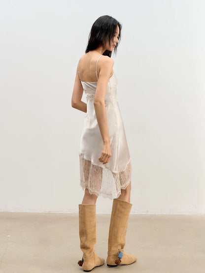 Lace Trim Slip Dress