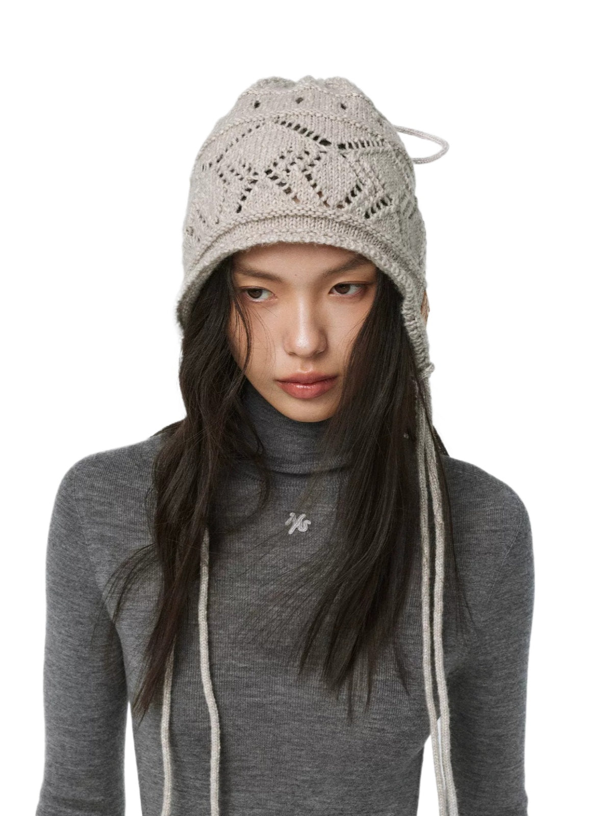 Snow Vine Chunky Knit Beanie