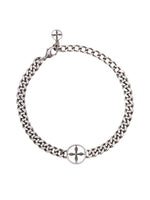 Compass Original Badge Metal Necklace Antique Silver