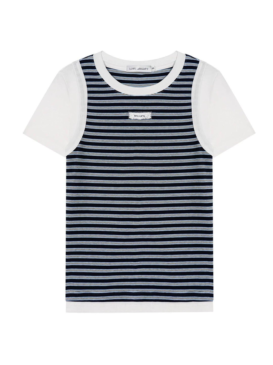 Contrast Stripe Tee