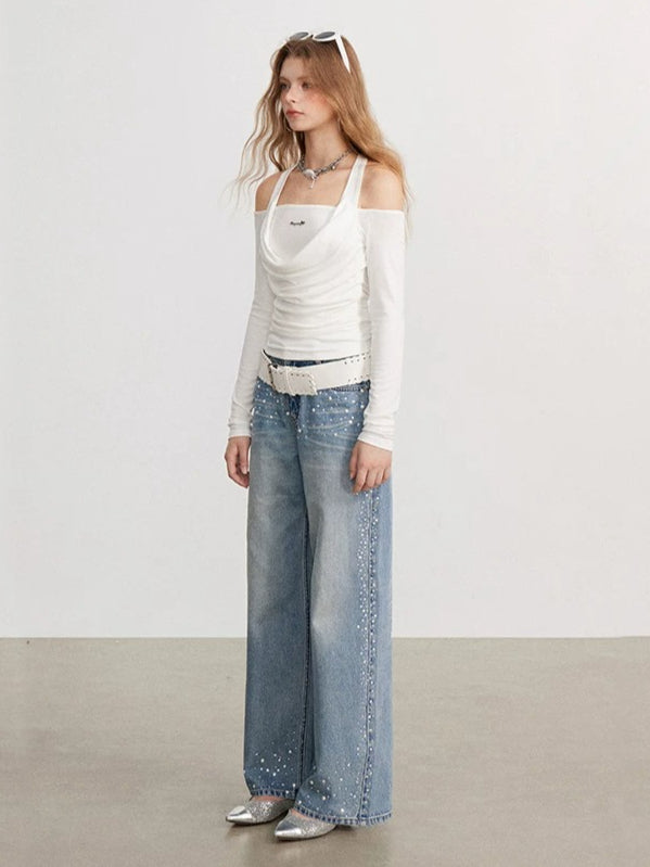 Off Shoulder Draped Top