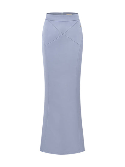Fitted Mermaid Style Half Skirt &amp; Top Set