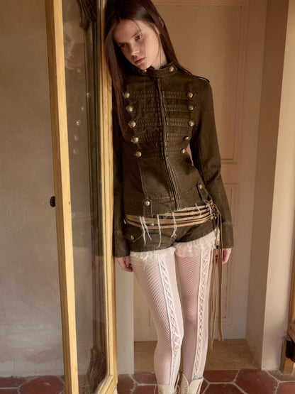 Napoleon Double Breasted Canvas Jacket