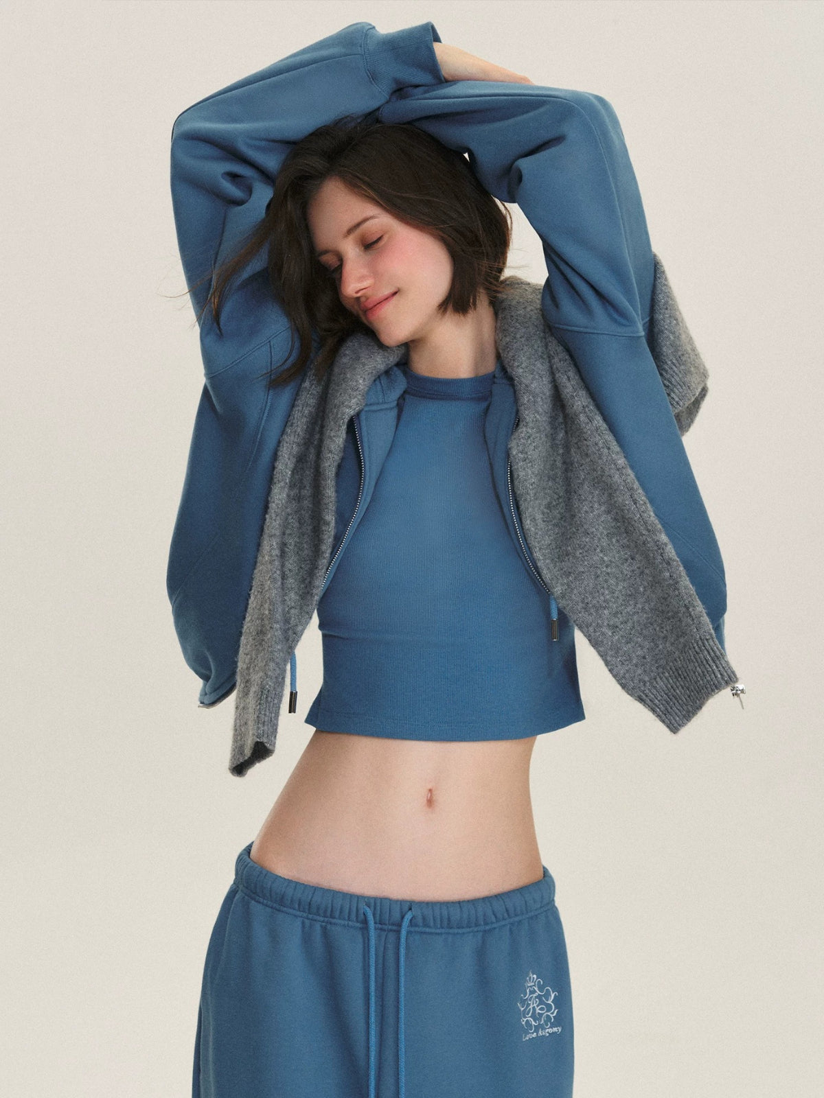 Fleece Hooded Three Piece Set