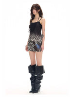 Beaded Leopard Butterfly Dress Set