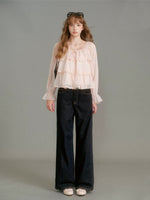 Chiffon Ruffle Blouse