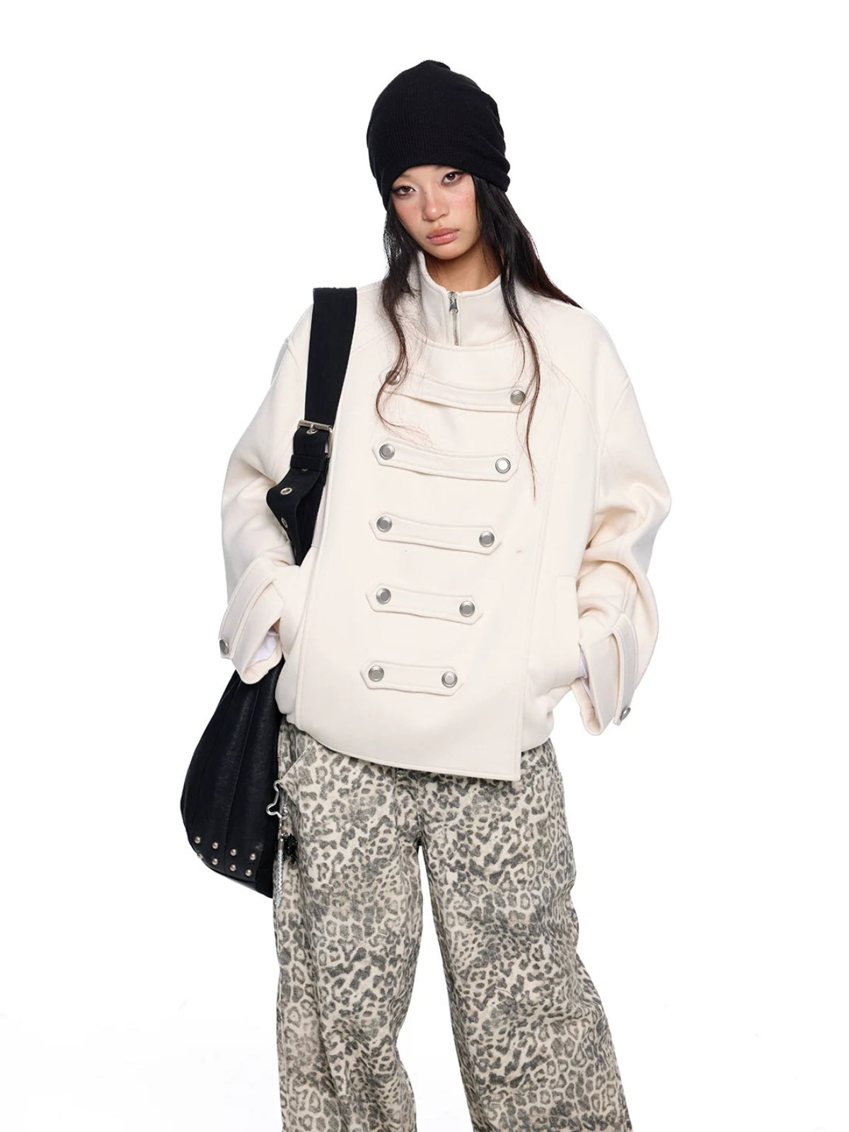 Oversized Wool Double Sided Coat