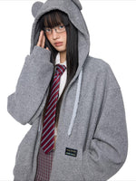 Bear Ear Hoodie Jacket