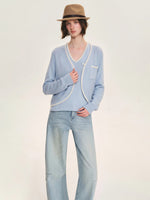 Braided Trim Cardigan & Vest Set