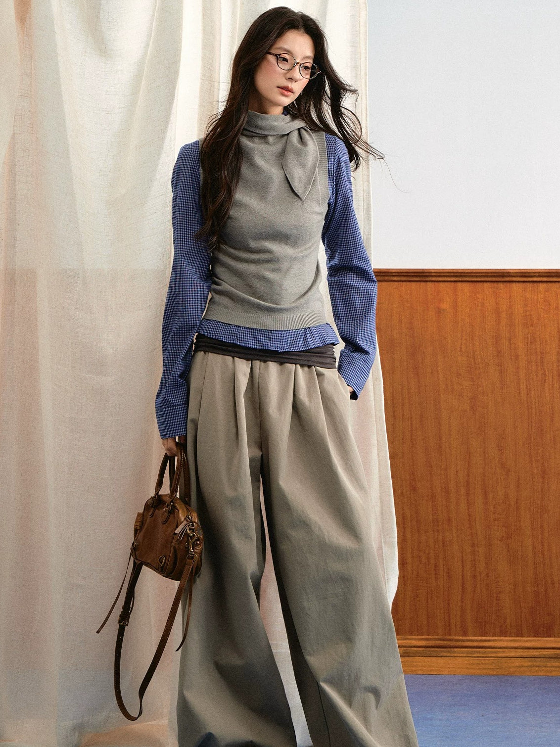 High Waist Wide-Leg Pants