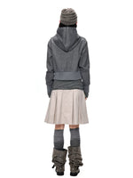 Hooded Double-Breasted Jacket
