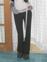 Striped Waist Flared Pants
