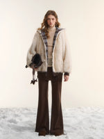 Reversible Plaid Teddy Jacket