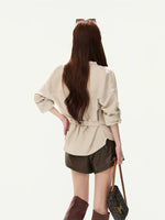 PU Leather Shorts