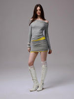 Solid Knit Two-way Set