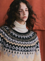 Wool-Blend Fair Isle Sweater