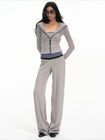 Contrast Hooded Lounge Set