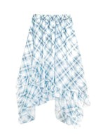 Irregular Ruffle  Top & Midi Skirt Set