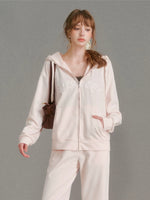 Embroidered Hoodie Set