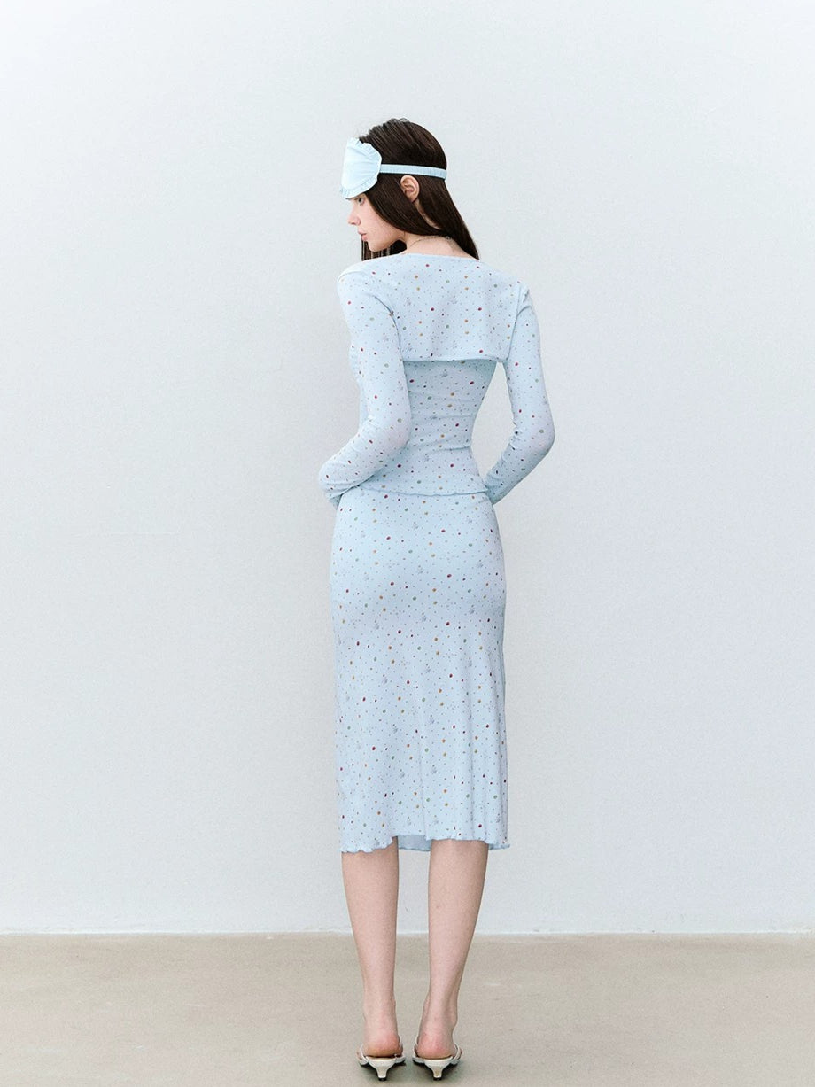 Fruit Print Three-Piece Set
