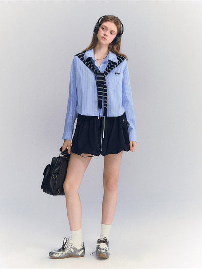 Pocket Bubble Skort