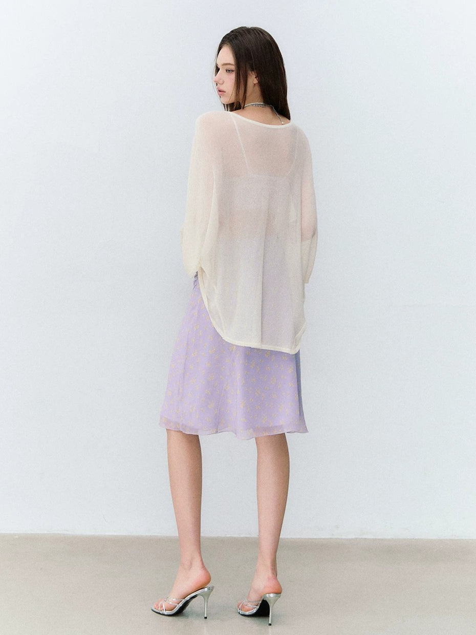 Soft Glow Sheer Cardigan