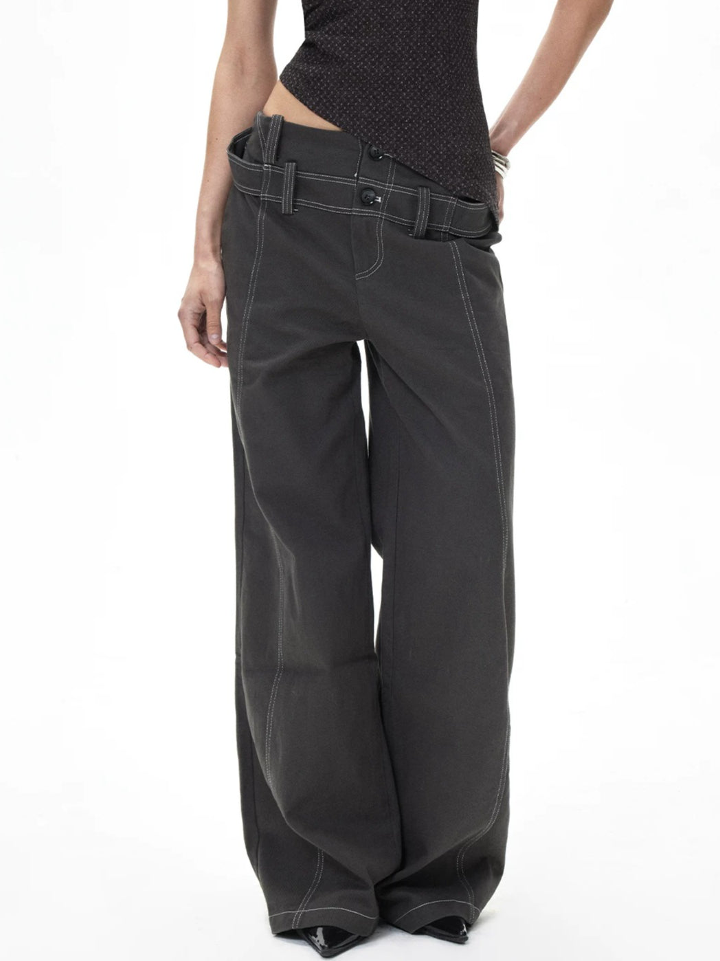 Wide Leg Cargo Pants
