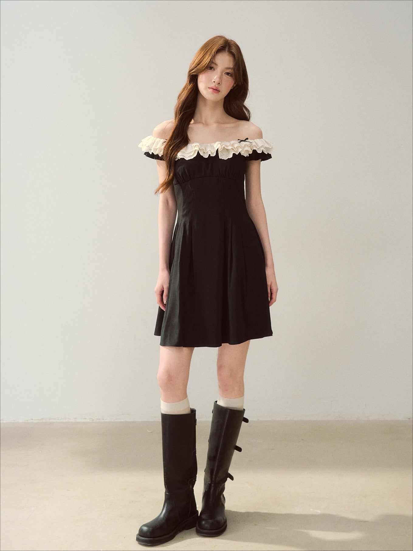 Lace Off Shoulder Dress